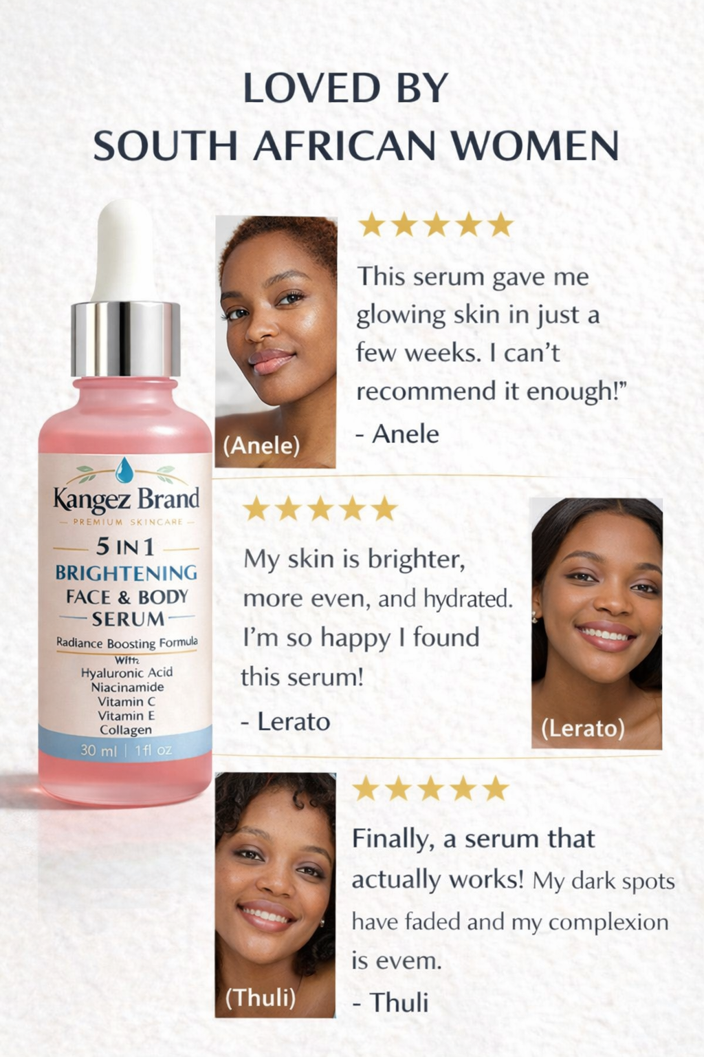 Kangez Brand 5 in 1 Serum