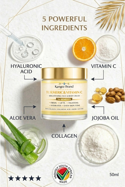 Kangez Brand Turmeric & Vitamin C Cream